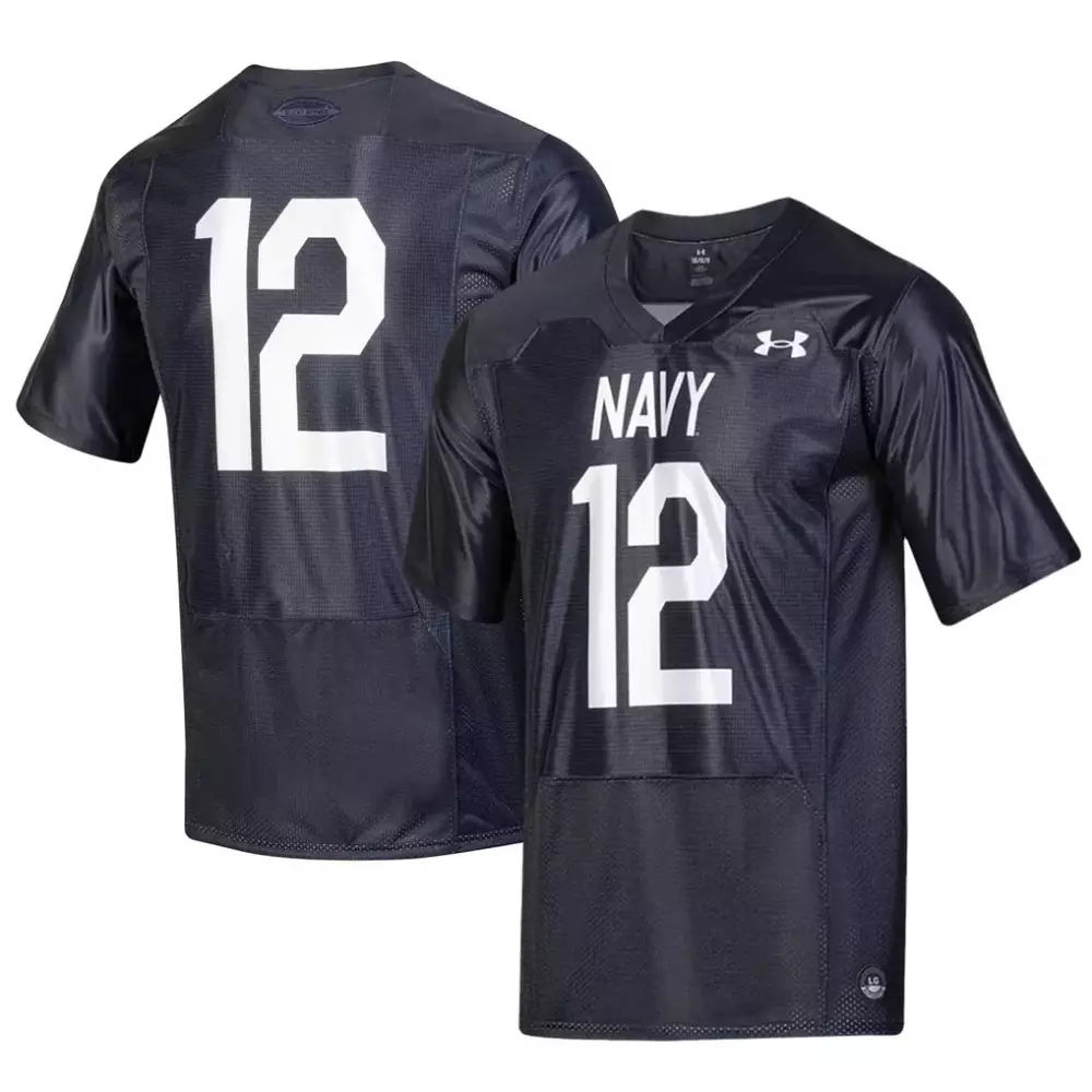 Navy Midshipmen 12 Stitched Vapor Jersey | 2024 Jolly Rogers Champions Gold | Premium Fan Gear | For Men, Women & Youth