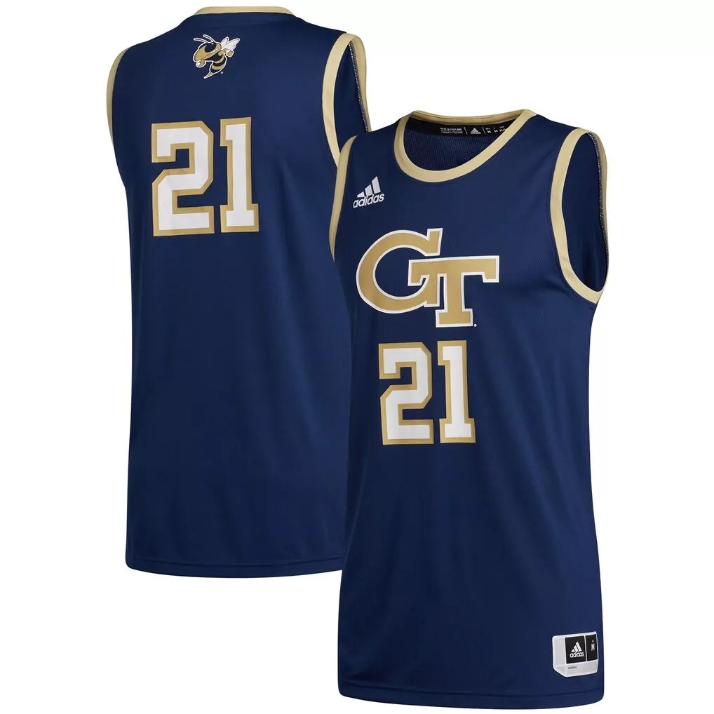 1 georgia tech yellow jackets adidas youth swingman jersey gold