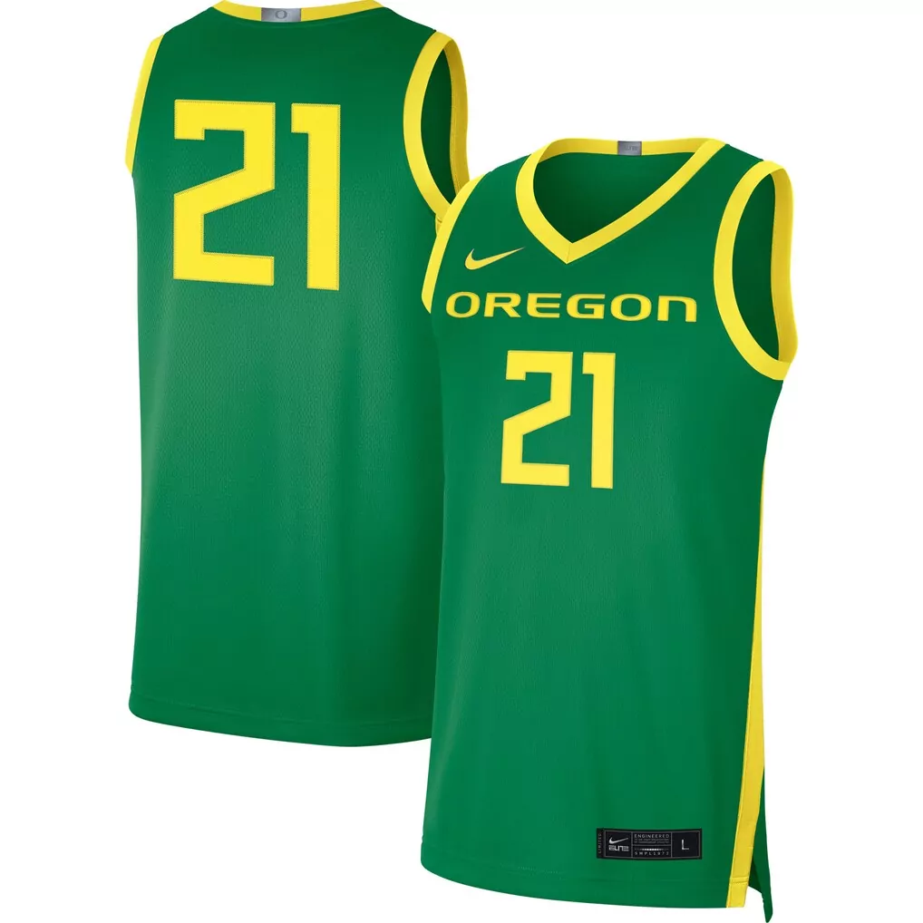 1 oregon ducks nike youth alternate replica football jersey apple green
