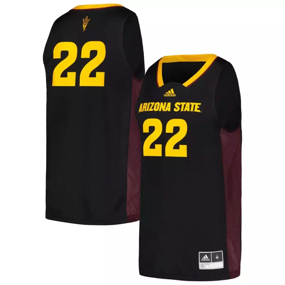 1 arizona state sun devils gameday greats youth lightweight basketball jersey white