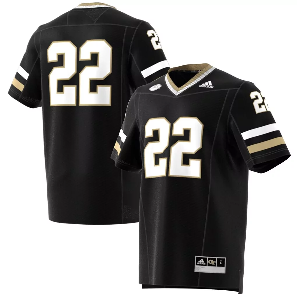 1 georgia tech yellow jackets adidas youth swingman jersey gold