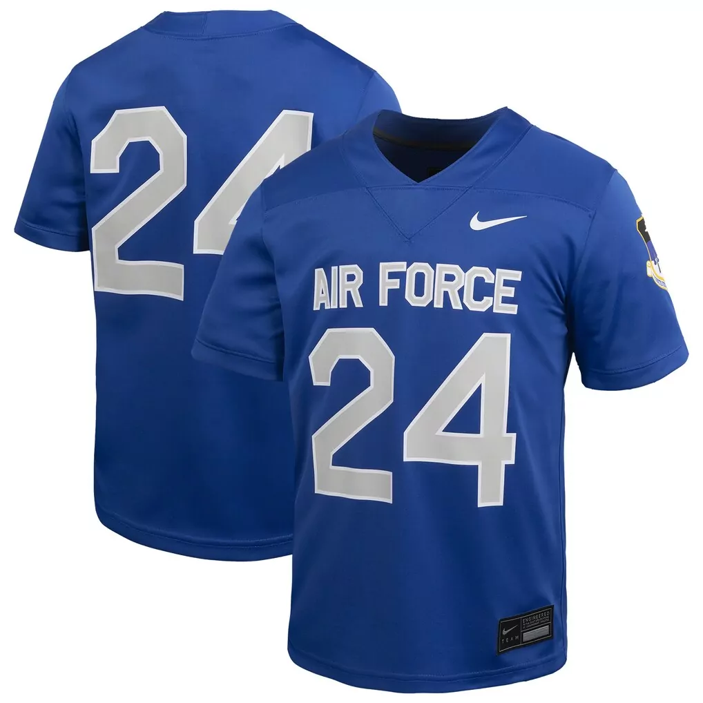 24 air force falcons nike untouchable football jersey royal