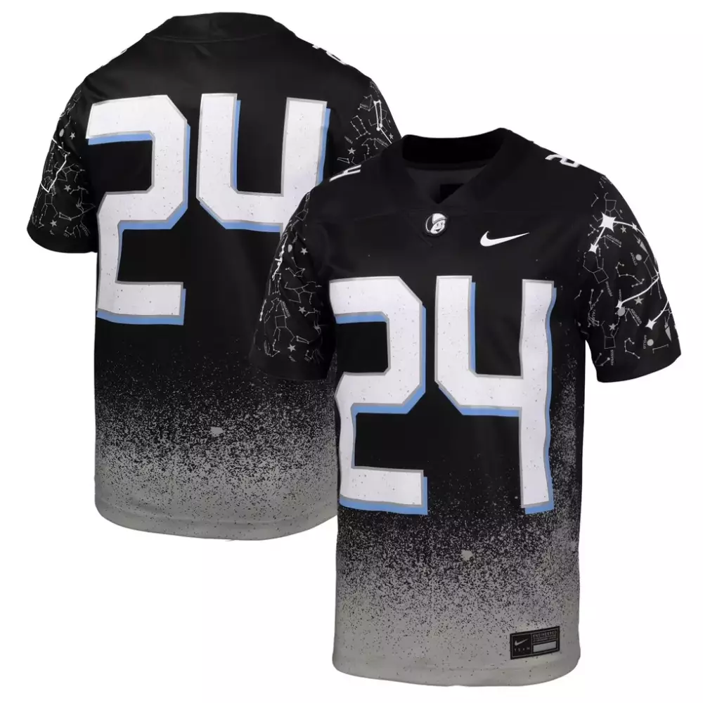 24 ucf knights nike 2024 space game alternate game jersey black