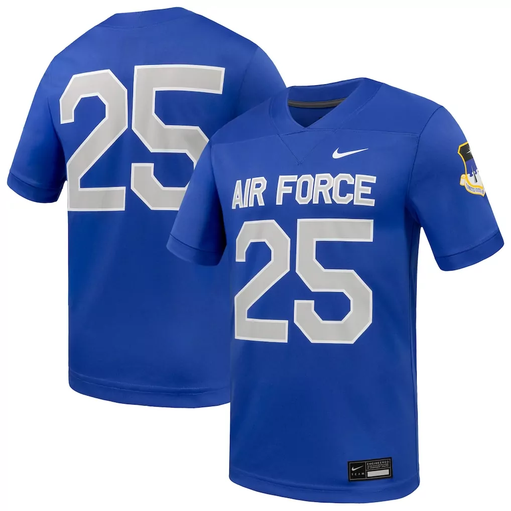 24 air force falcons nike untouchable football jersey royal