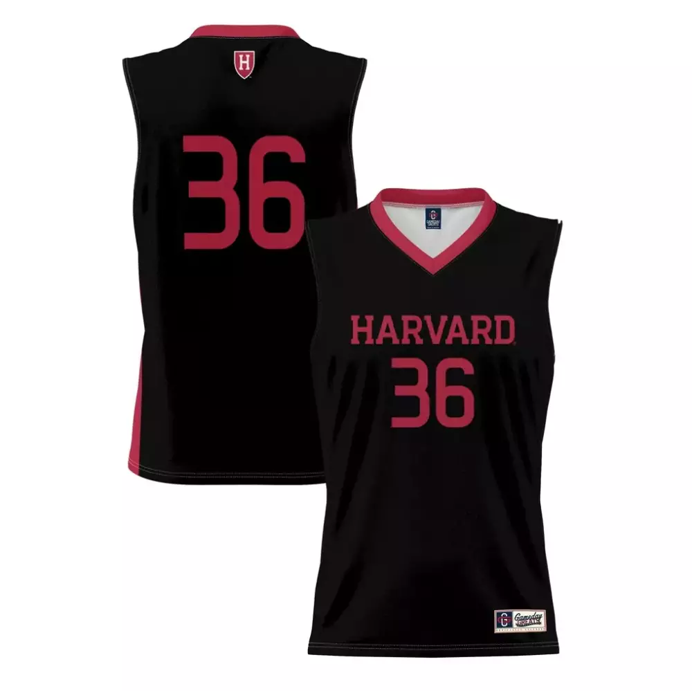 36 harvard crimson gameday greats lightweight basketball jersey white
