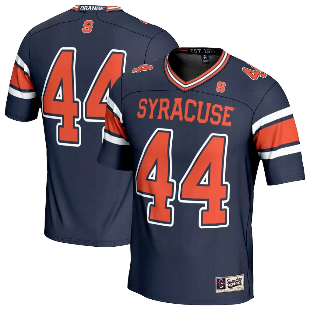 44 syracuse orange gameday greats unisex lightweight basketball jersey navy