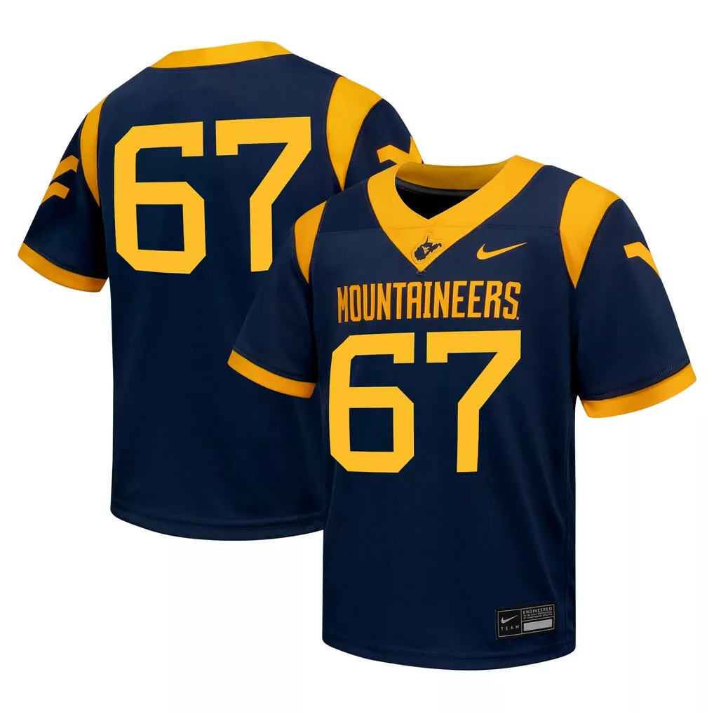 67 west virginia mountaineers gameday greats youth lightweight women s volleyball jersey white