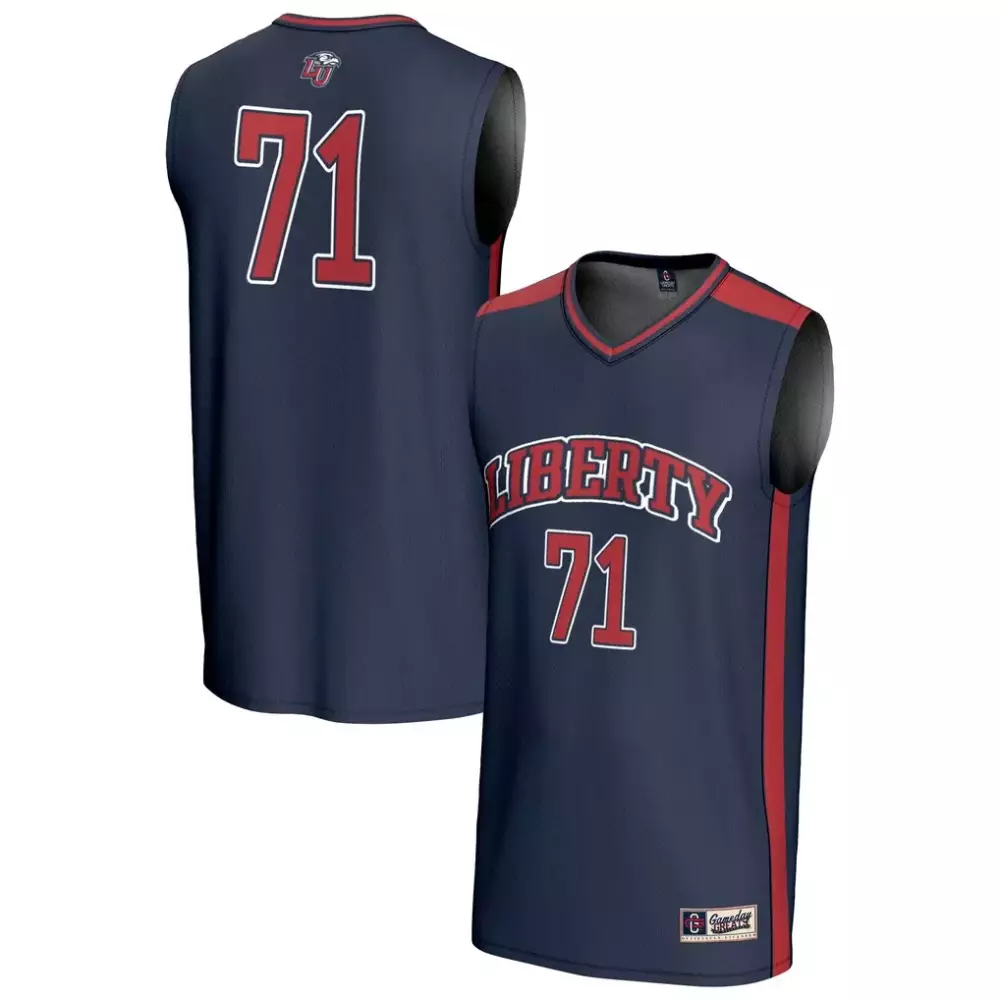Liberty Flames Gameday Greats Youth Lightweight Collegiate Basketball Jersey | Navy | Fashion Fan Gear | For Men, Women & Youth