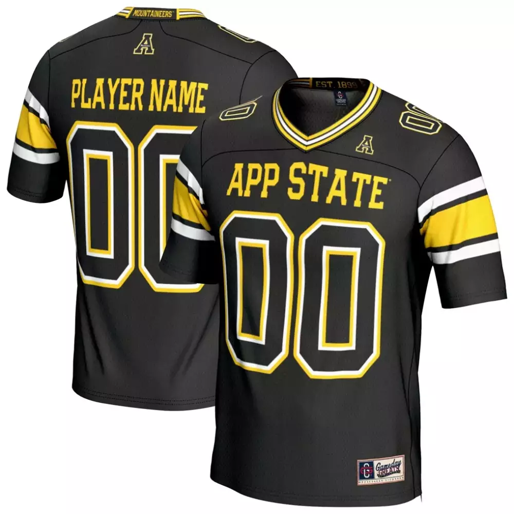 appalachian state mountaineers gameday greats unisex nil football fashion jersey white