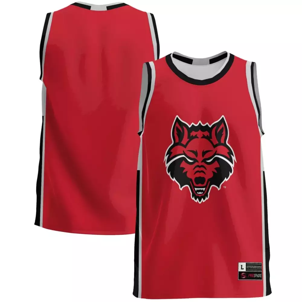 arkansas state red wolves gameday greats lightweight basketball jersey scarlet