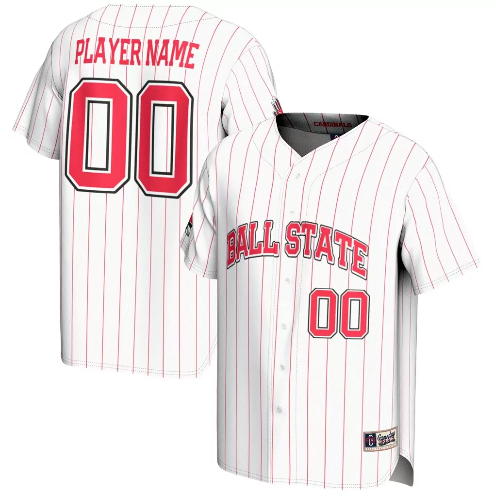 ball state cardinals gameday greats nil pick a player lightweight baseball jersey cardinal