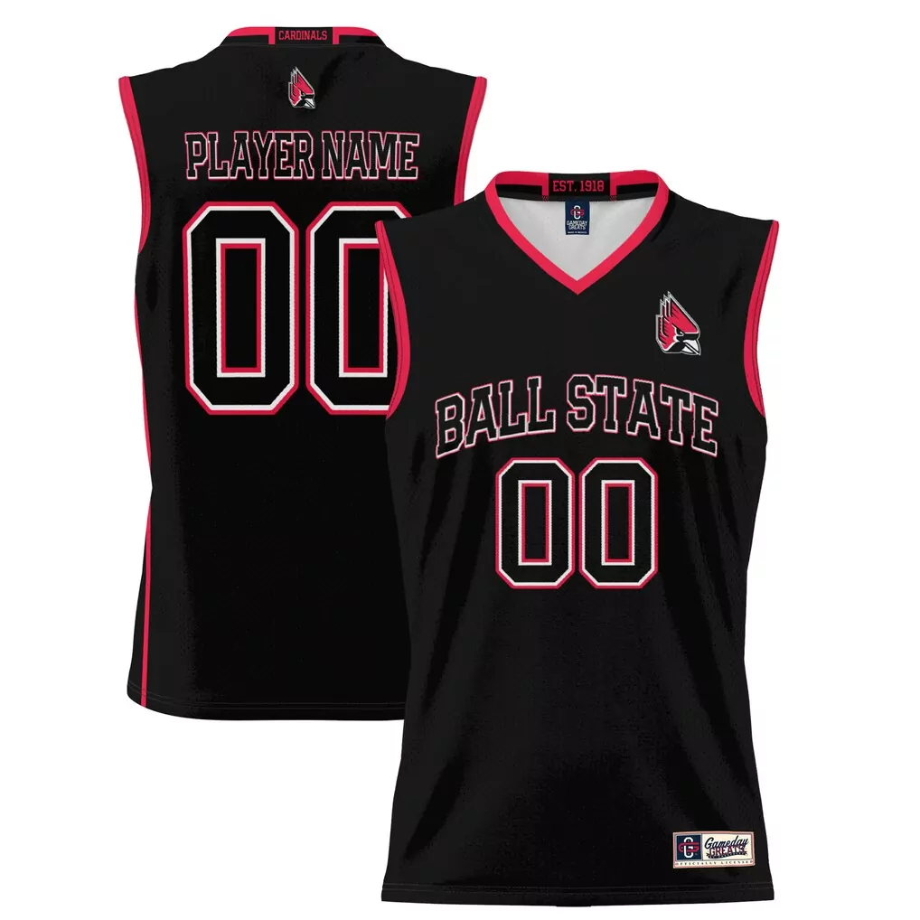 ball state cardinals gameday greats unisex lightweight nil pick a player women s basketball jersey black