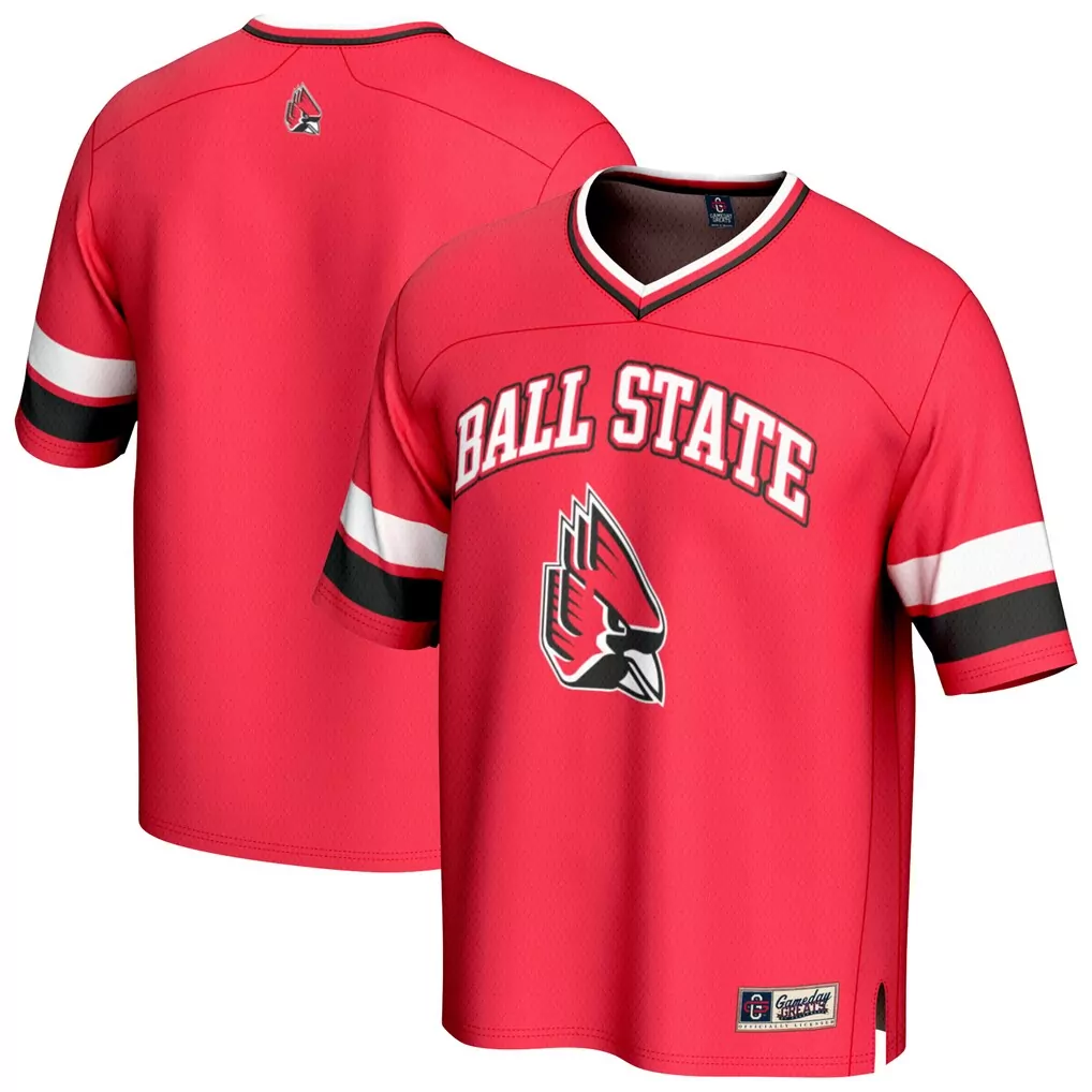 ball state cardinals gameday greats unisex spirit baseball jersey cardinal