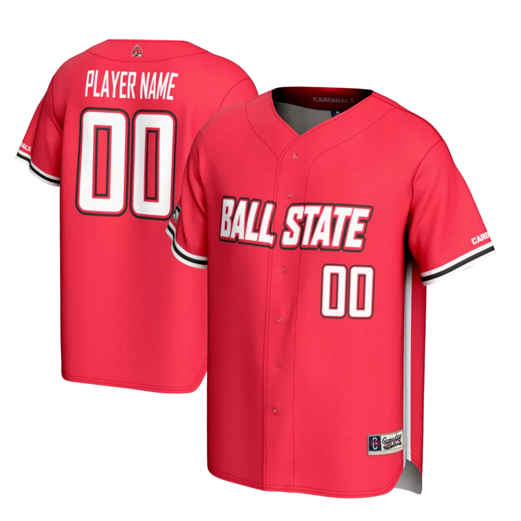 ball state cardinals gameday greats youth nil pick a player football jersey white