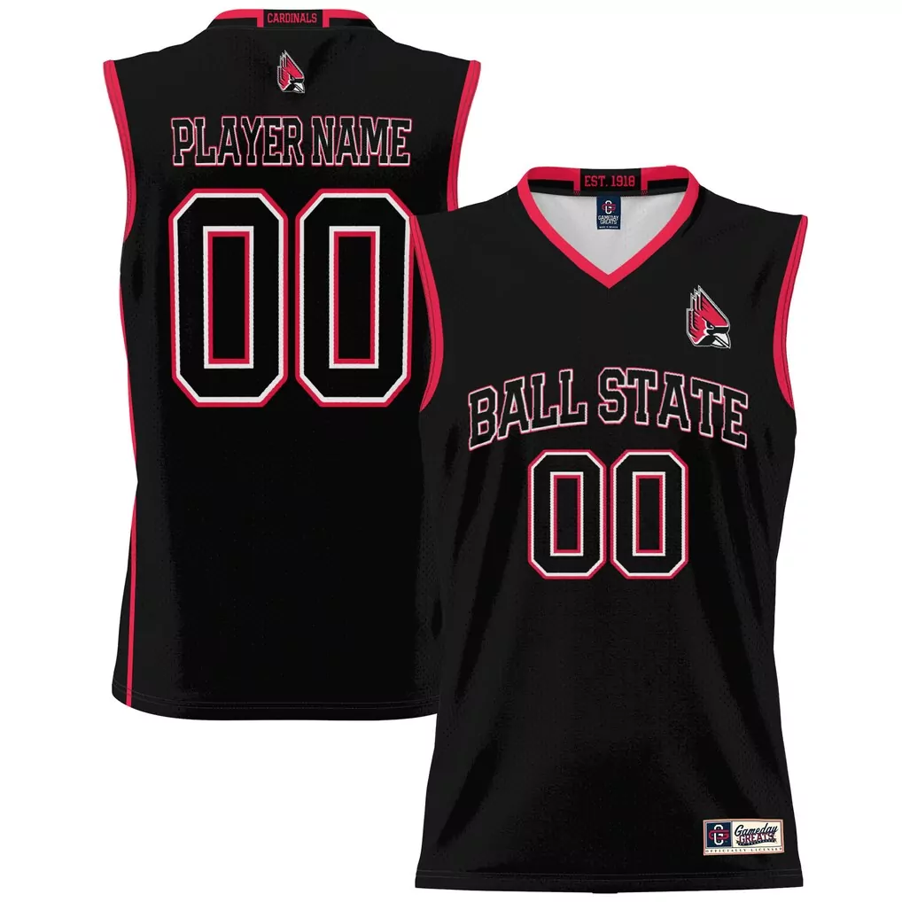 ball state cardinals gameday greats youth nil pick a player lightweight men s basketball jersey black 1