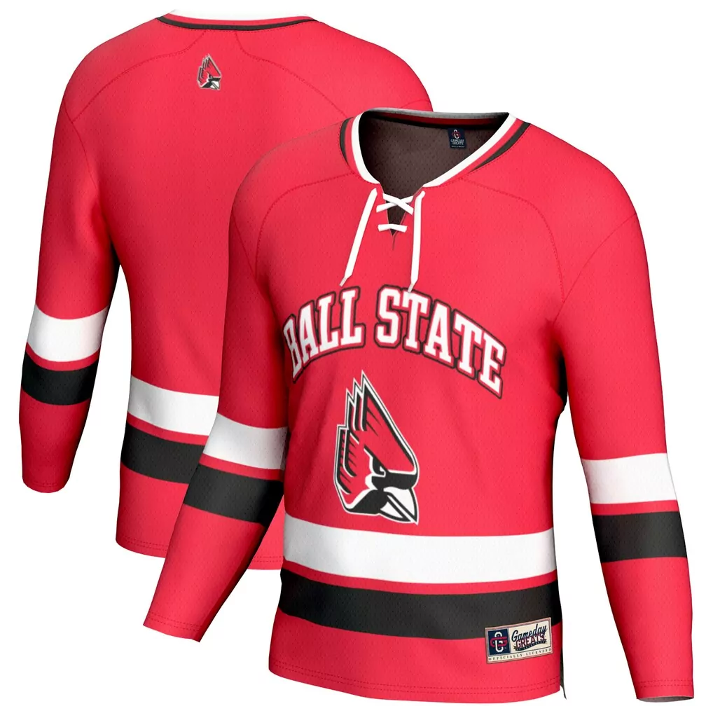 ball state cardinals gameday greats youth spirit hockey jersey cardinal