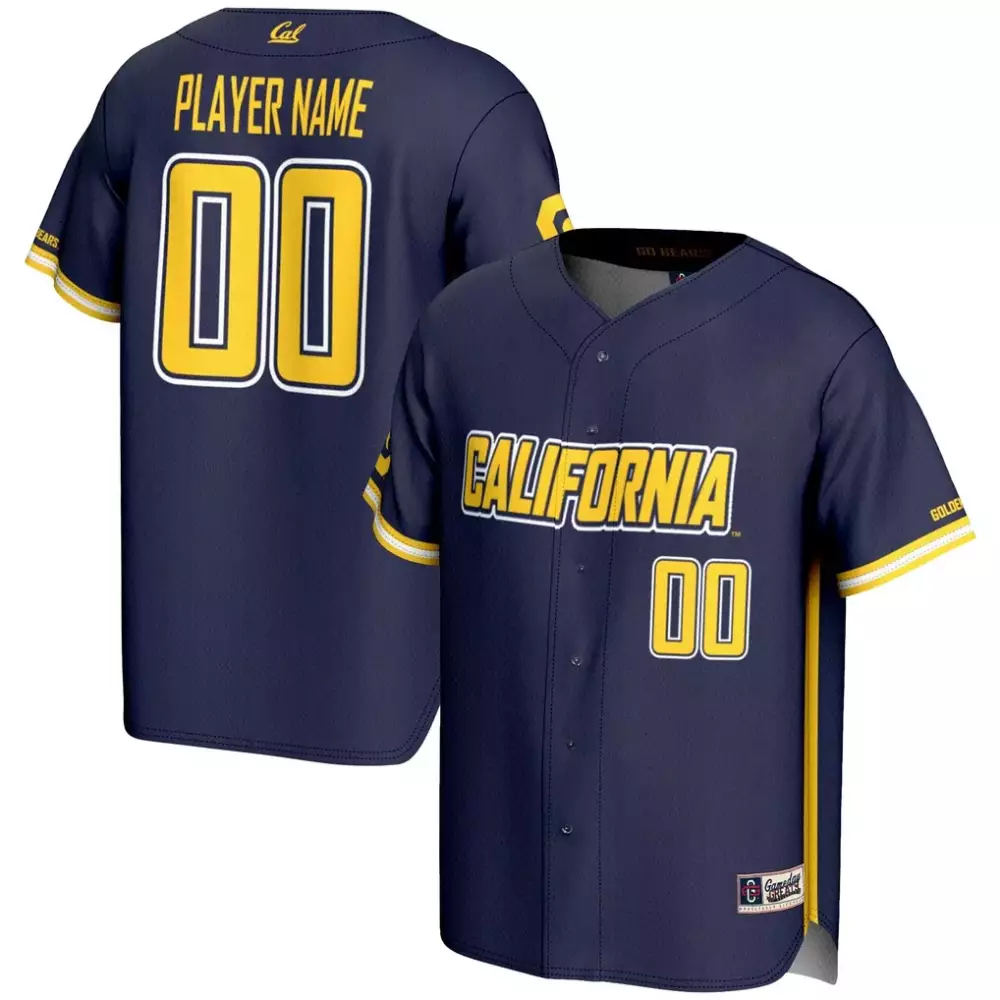 cal bears gameday greats nil pick a player lightweight baseball jersey navy
