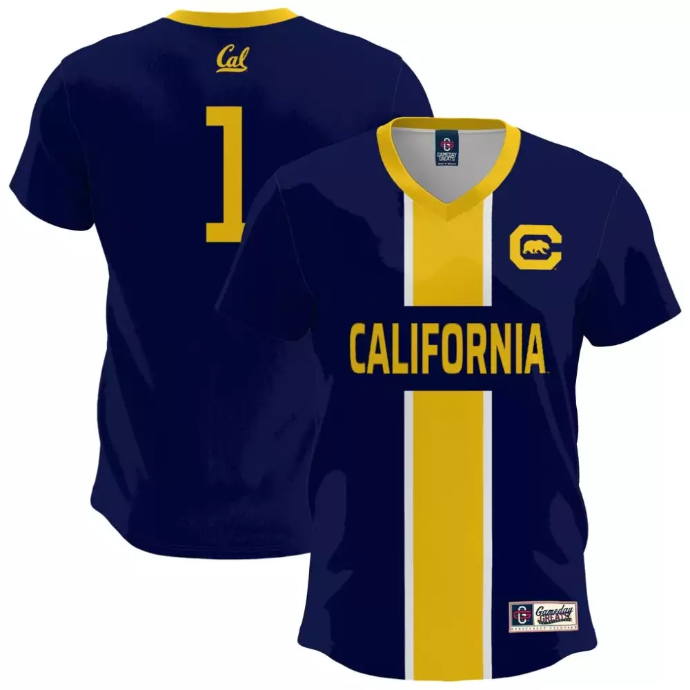 cal bears gameday greats unisex nil pick a player lightweight women s volleyball jersey navy
