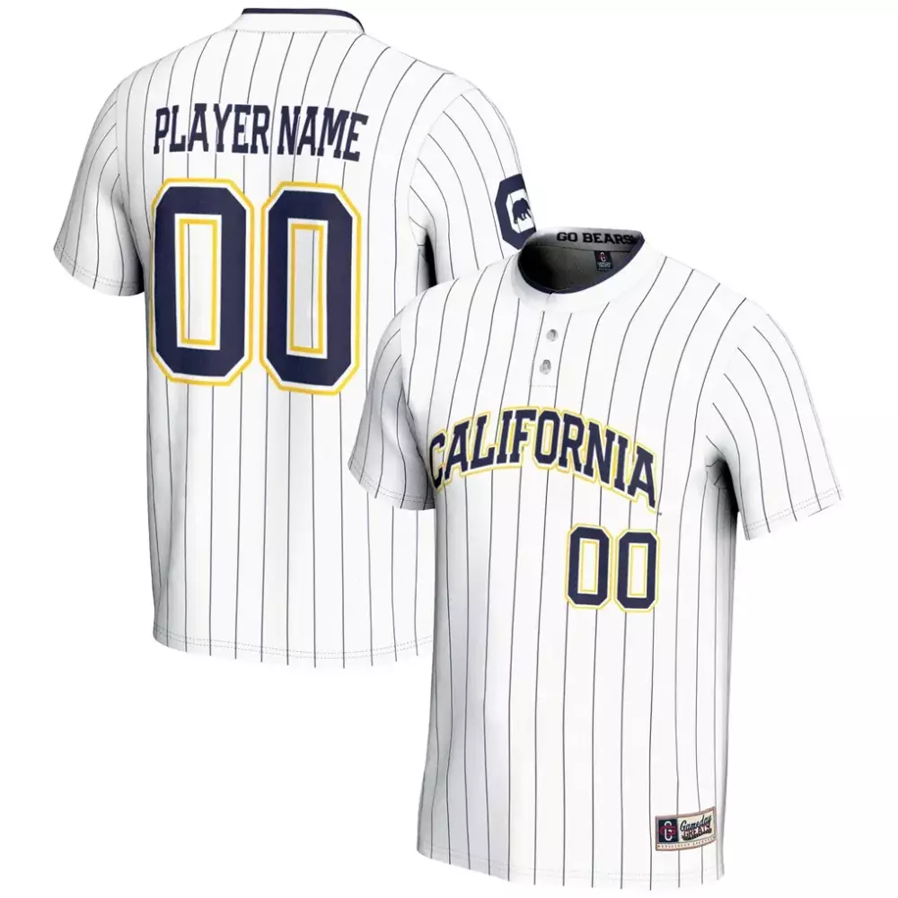 cal bears gameday greats youth nil pick a player lightweight baseball jersey white