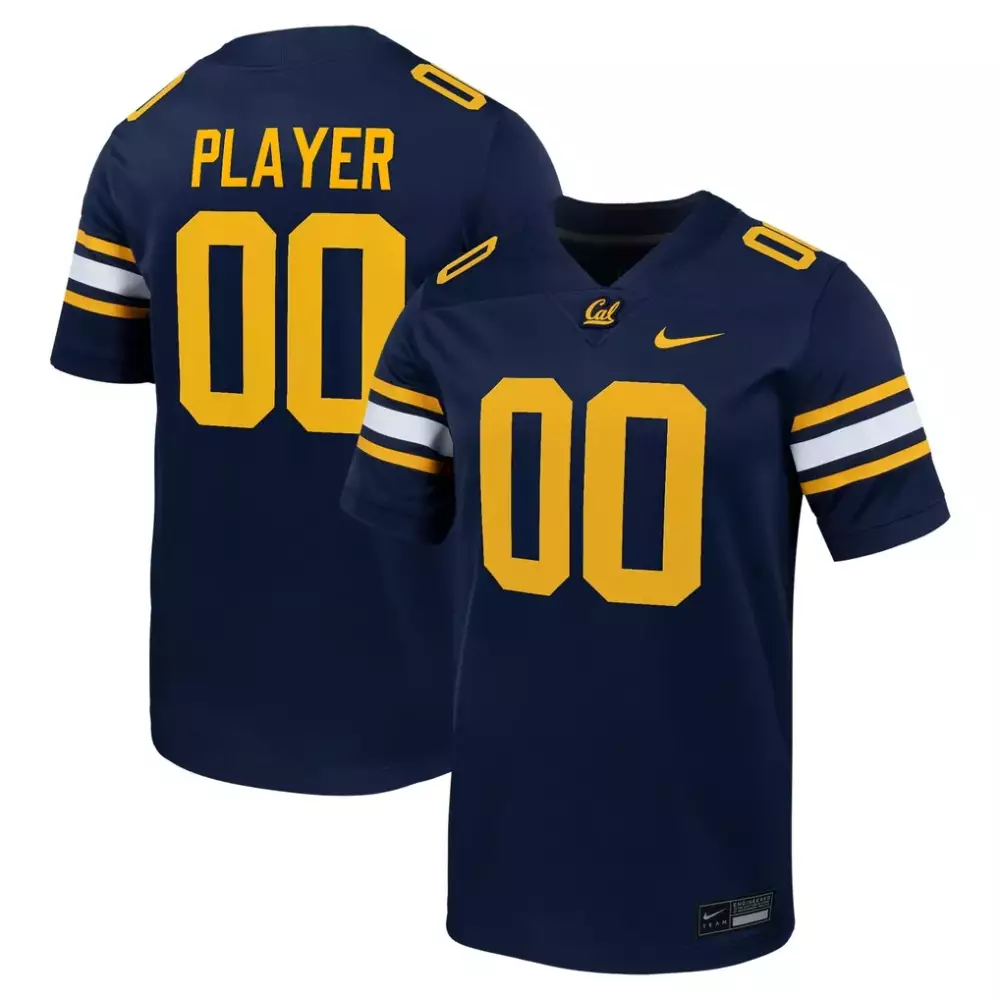 cal bears nike nil pick a player football game jersey navy