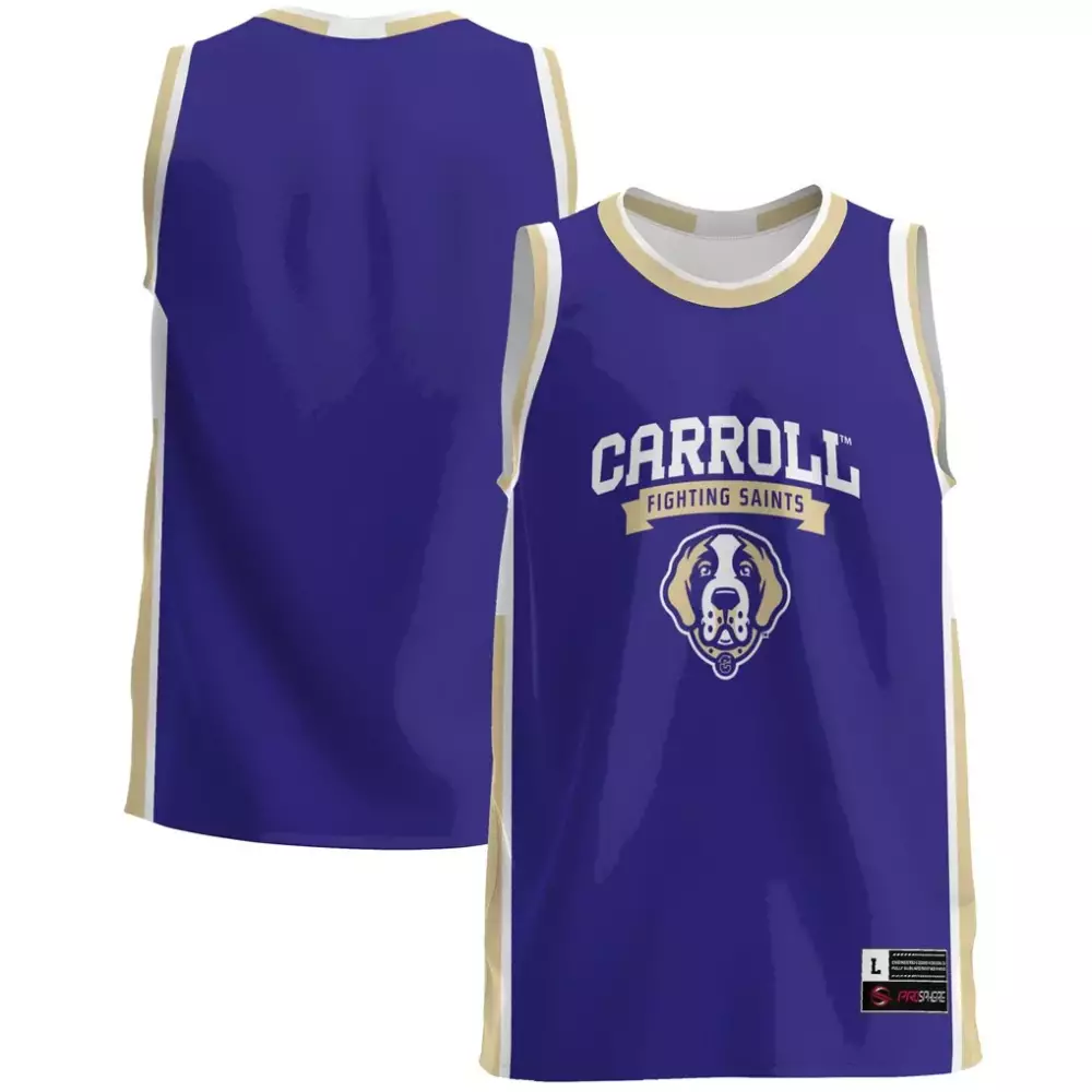 Carroll College Fighting Saints Gameday Greats Lightweight Basketball Jersey | Purple Fan Gear | Perfect for Game Day | For Men, Women & Youth