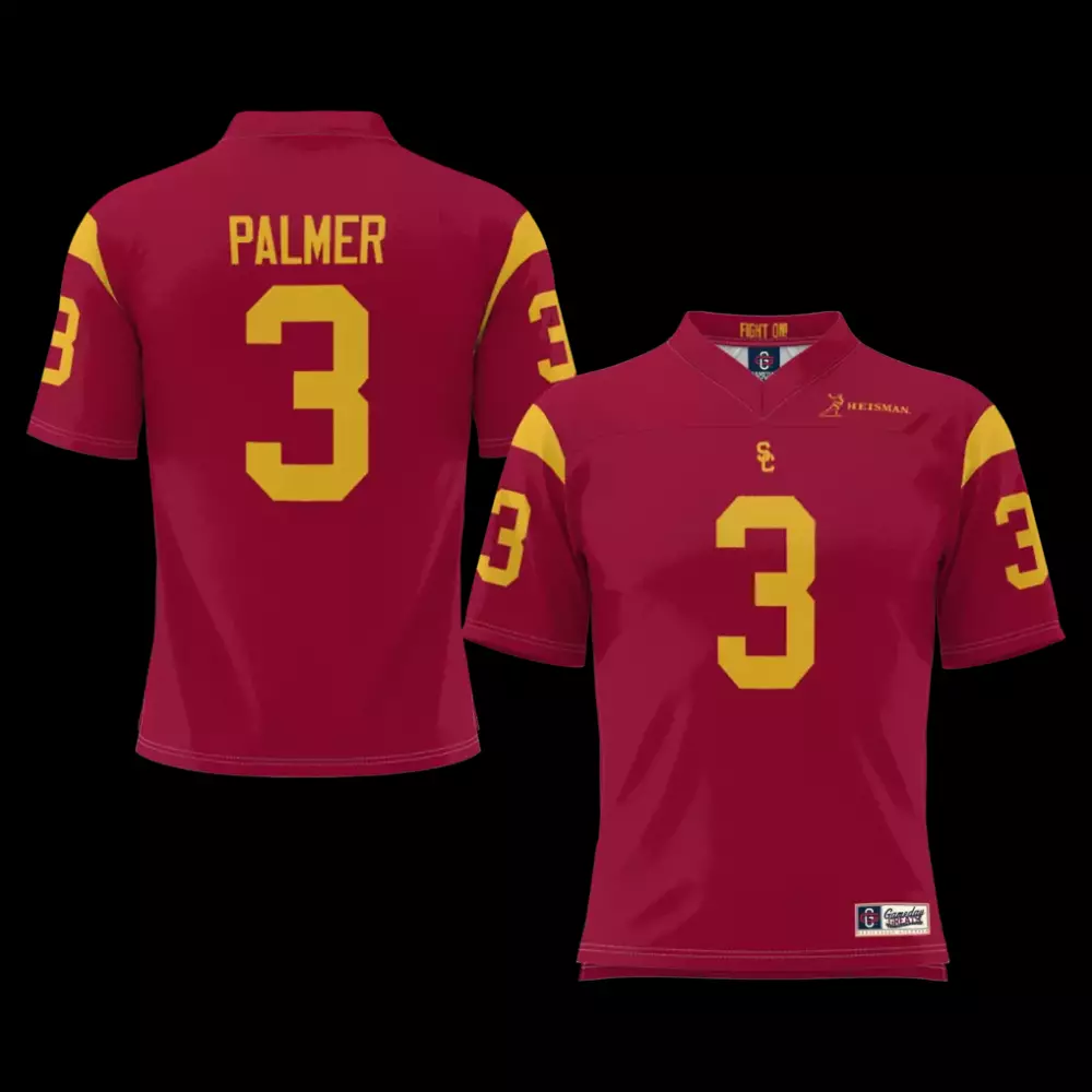 caleb williams usc trojans nike replica game jersey cardinal