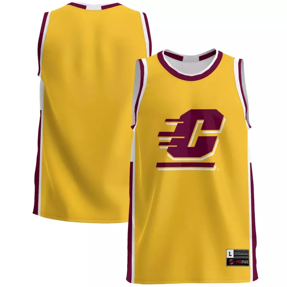 central michigan chippewas gameday greats lightweight basketball jersey maroon