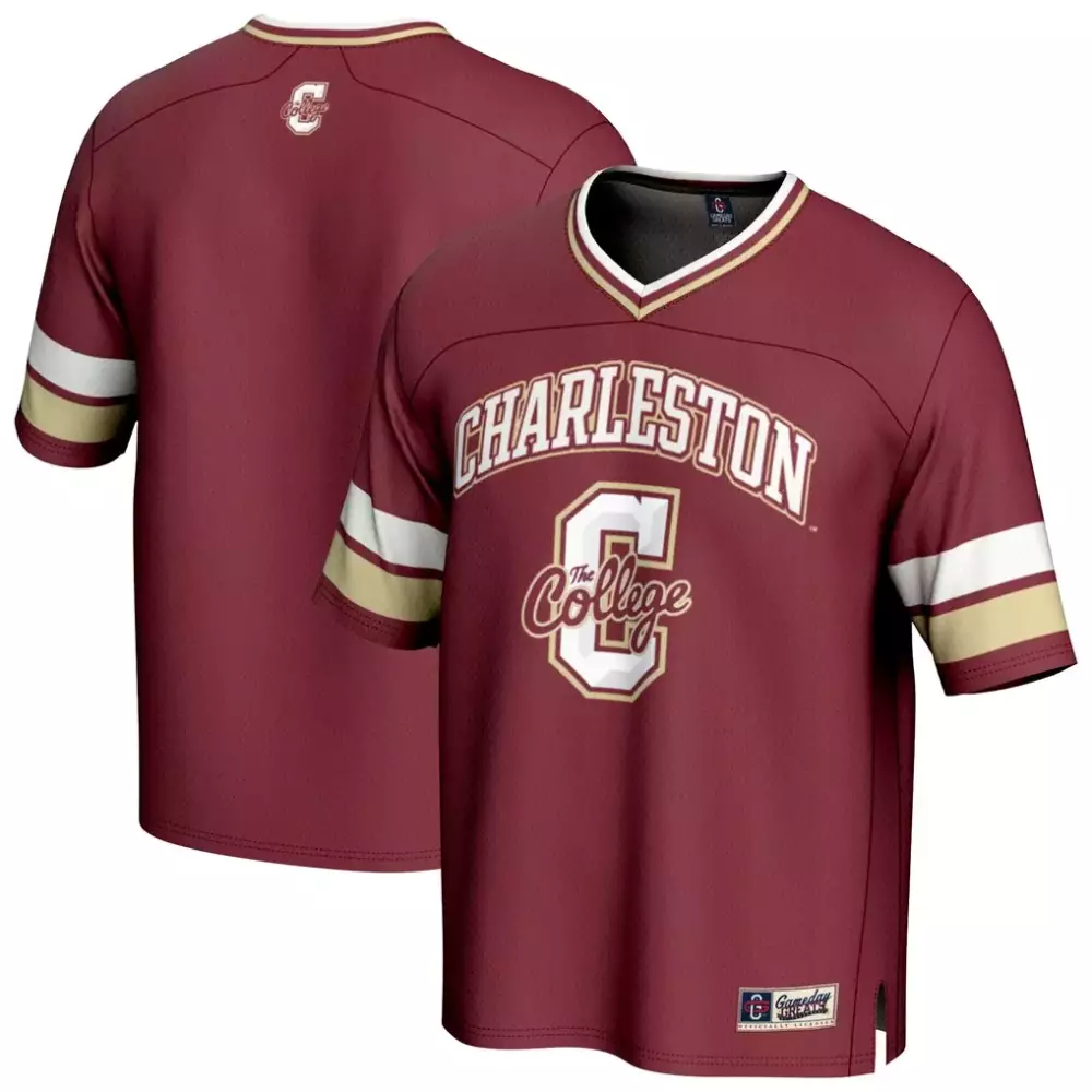 Unisex Maroon Charleston Cougars Gameday Greats Spirit Football Jersey | Fashion Fan Gear for Game Day | For Men, Women & Youth