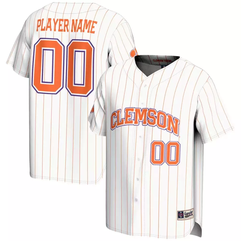 clemson tigers gameday greats nil pick a player lightweight baseball jersey purple