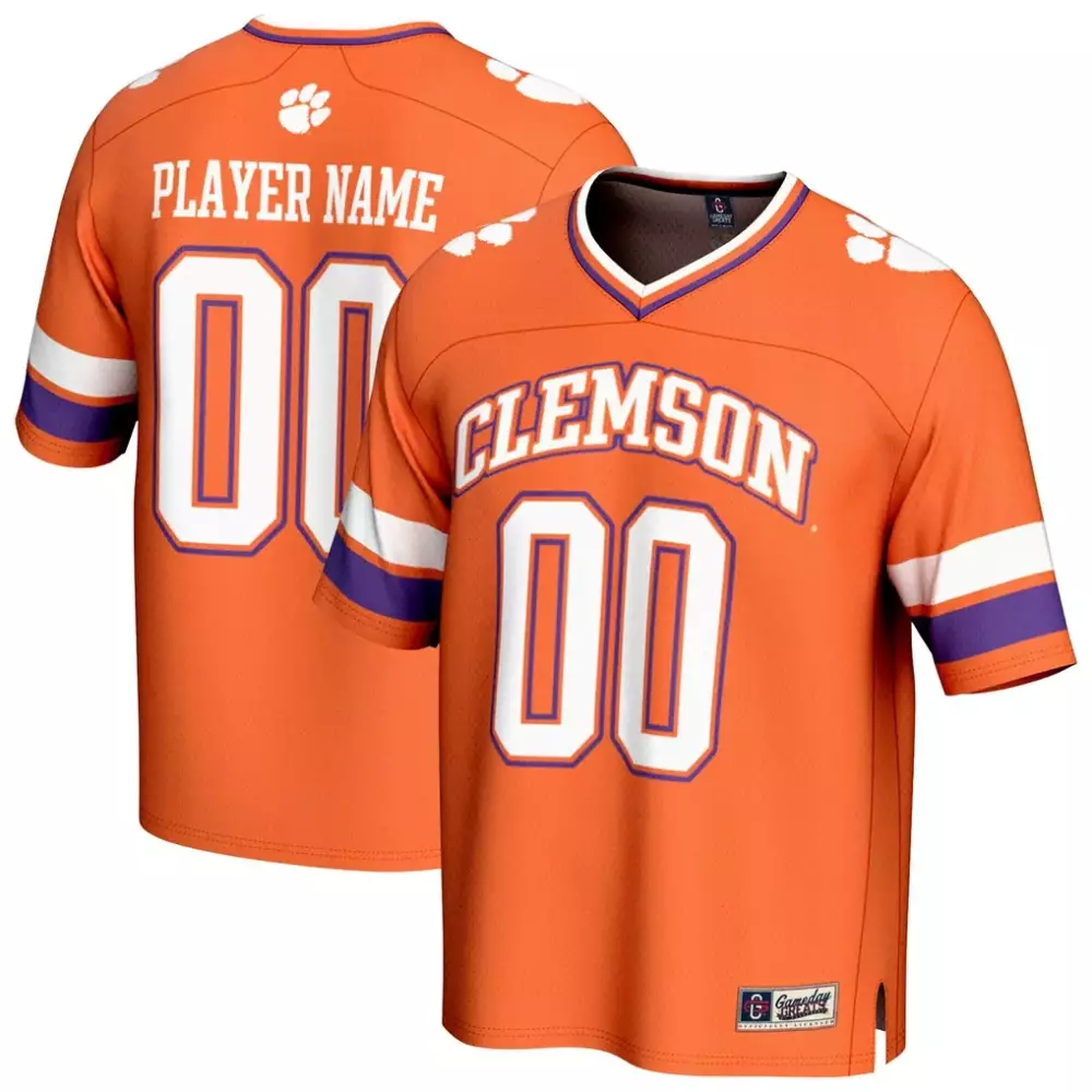 clemson tigers gameday greats youth lightweight soccer fashion jersey orange
