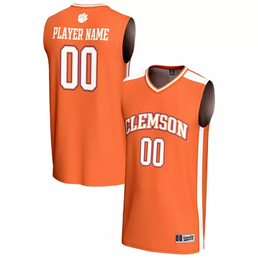 clemson tigers gameday greats youth nil pick a player lightweight men s basketball jersey white 1