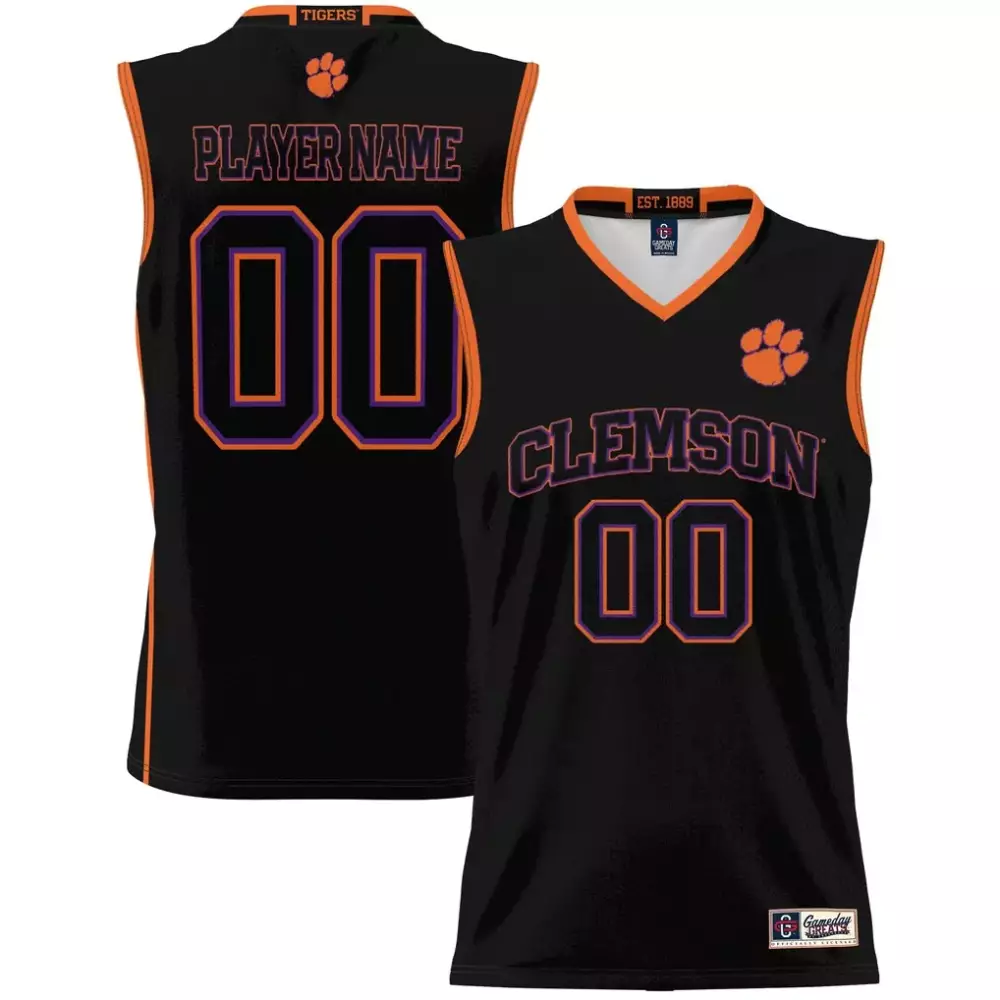 clemson tigers gameday greats youth nil pick a player lightweight women s basketball jersey black