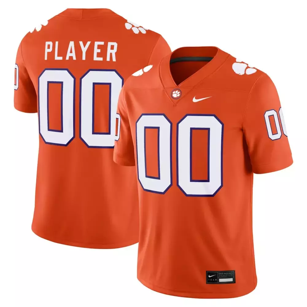 clemson tigers nike klubnik 2 orange 2023 men s all stitched vapor jersey quality edition