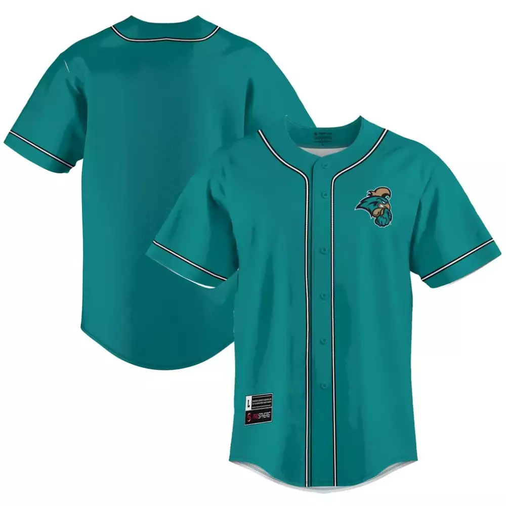 Coastal Carolina Chanticleers Gameday Greats Jersey | Teal Lightweight Baseball Fan Gear | For Men, Women & Youth