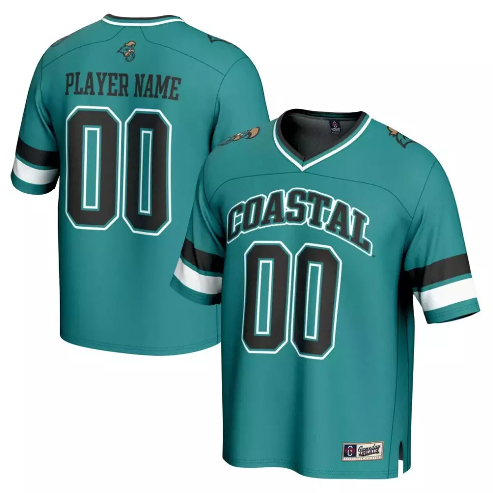 Coastal Carolina Chanticleers Gameday Greats Unisex Jersey | Teal Pick a Player Football Fashion | For Men, Women & Youth