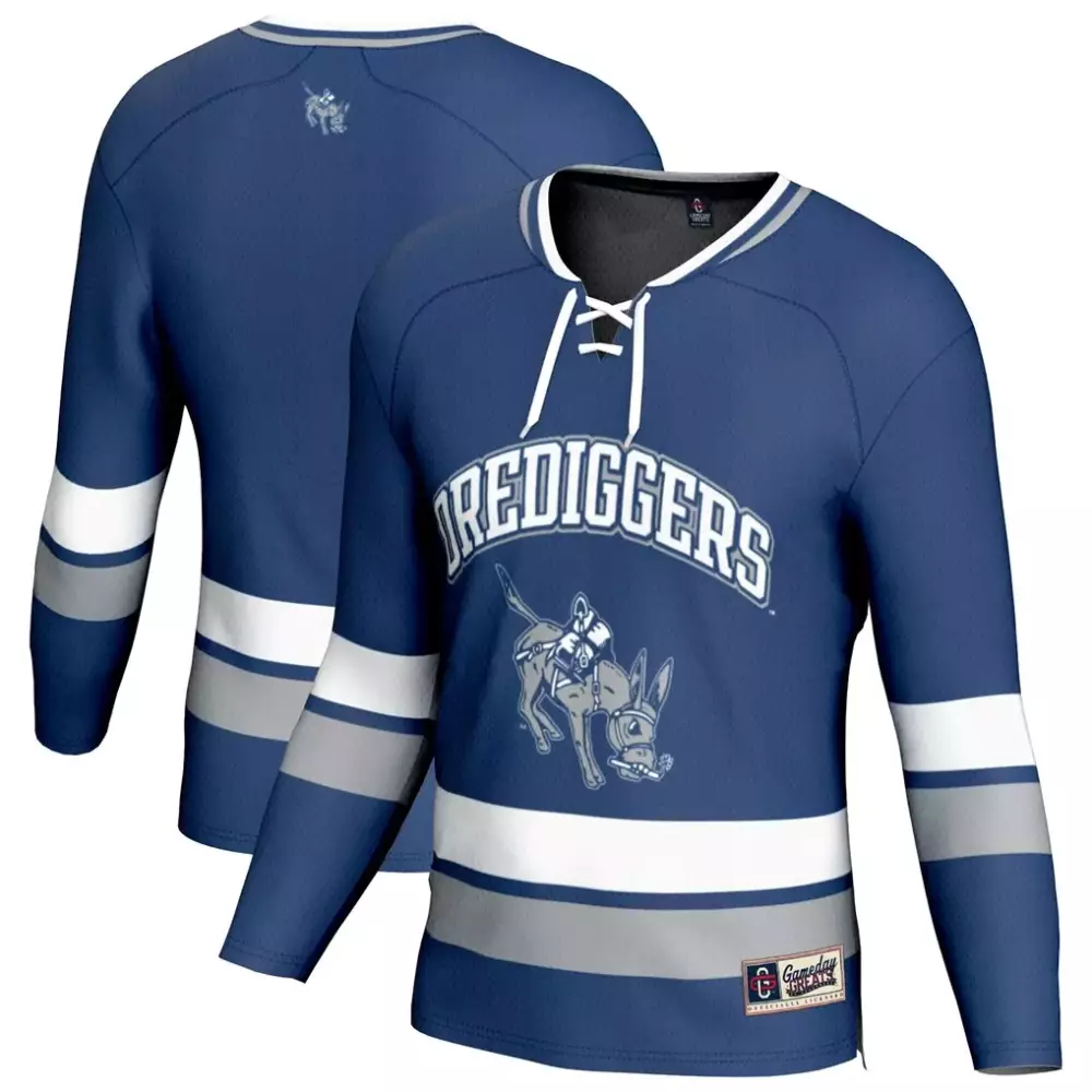colorado school of mines orediggers gameday greats spirit hockey jersey blue