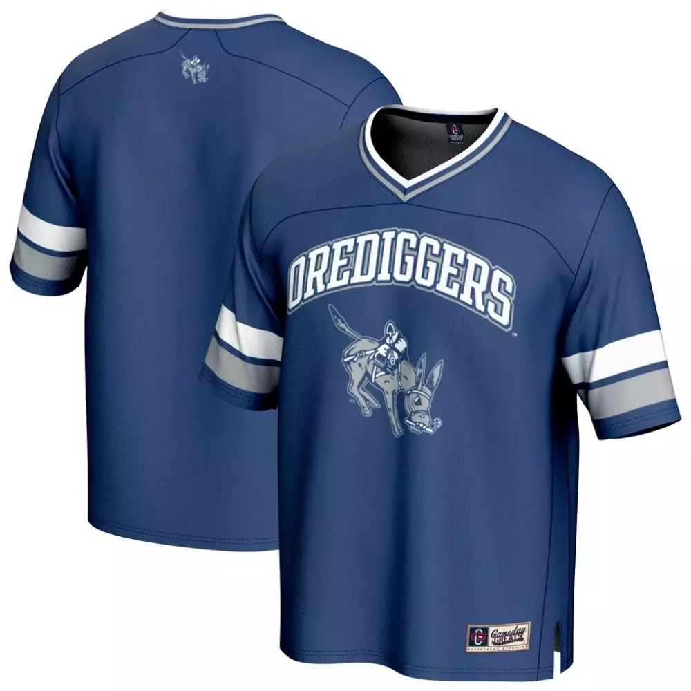 colorado school of mines orediggers gameday greats spirit hockey jersey blue