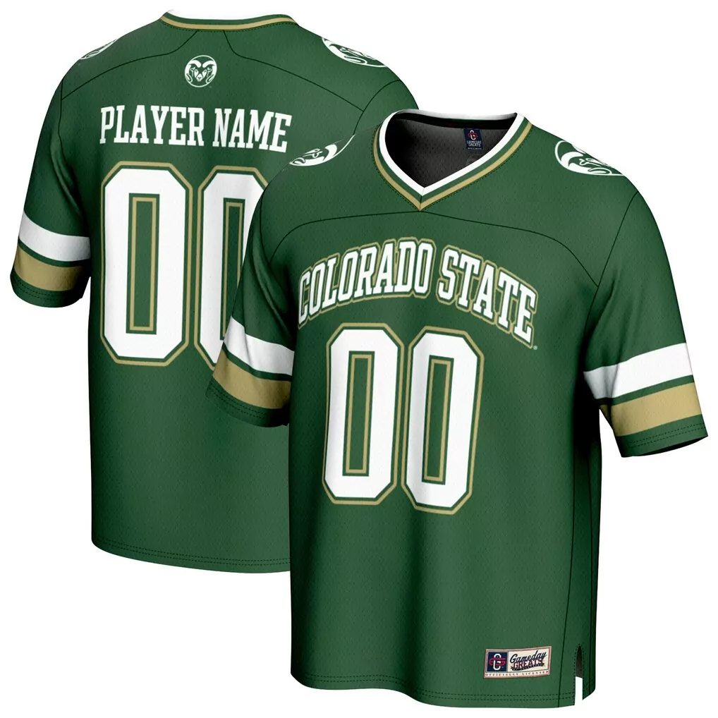 colorado state rams gameday greats youth 1 lightweight volleyball fashion jersey green