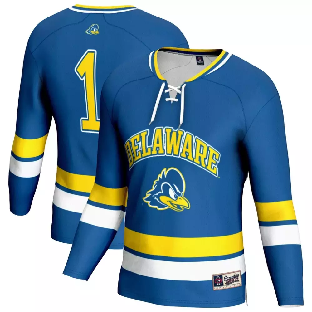 Delaware Fightin' Blue Hens Gameday Greats Unisex Lightweight Hockey Jersey | Royal | Fan Gear for Men, Women & Youth