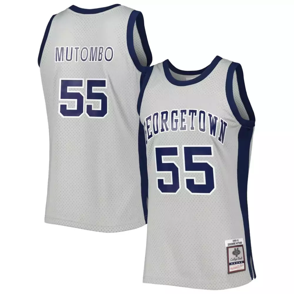 allen iverson georgetown hoyas mitchell ness the answer replica jersey navy