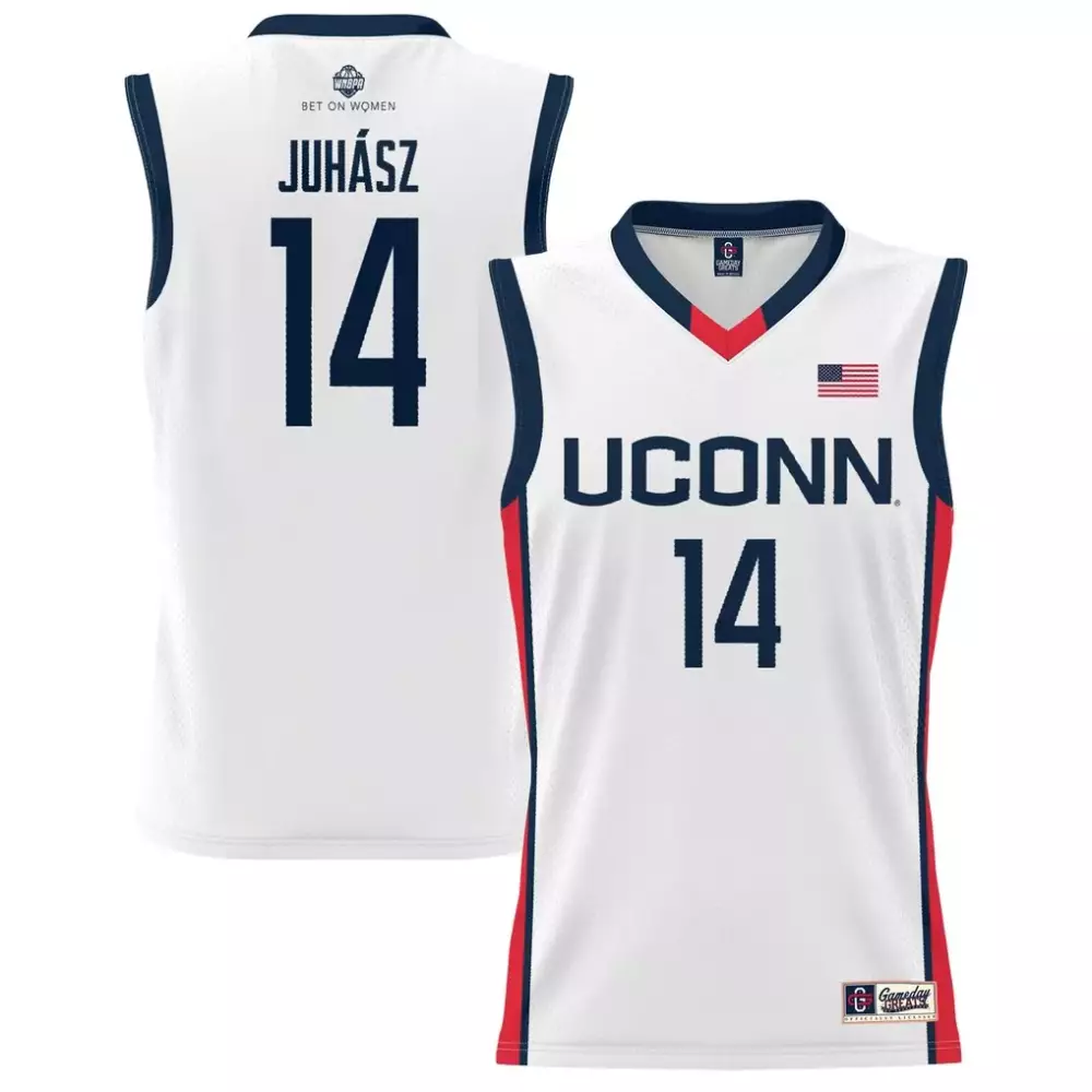 dorka juhasz uconn huskies gameday greats youth lightweight basketball alumni jersey white