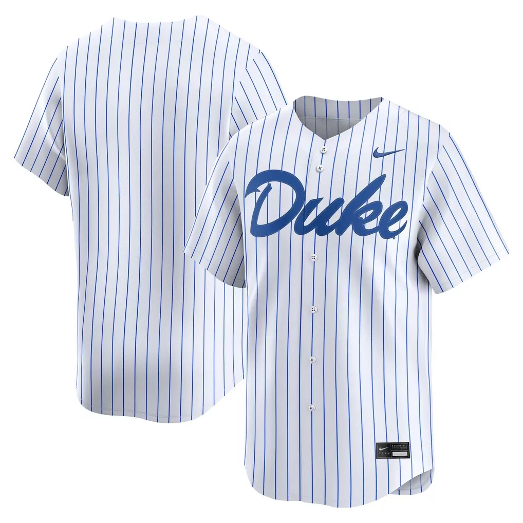 duke blue devils 1 men s 2023 nike all stitched vapor jersey navy custom edition drifit