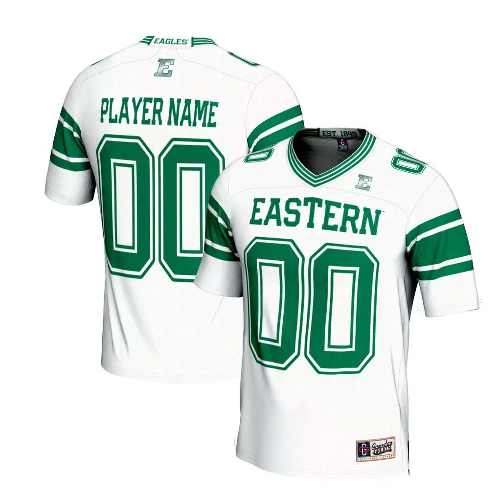 eastern michigan eagles gameday greats youth nil pick a player lightweight football fashion jersey green