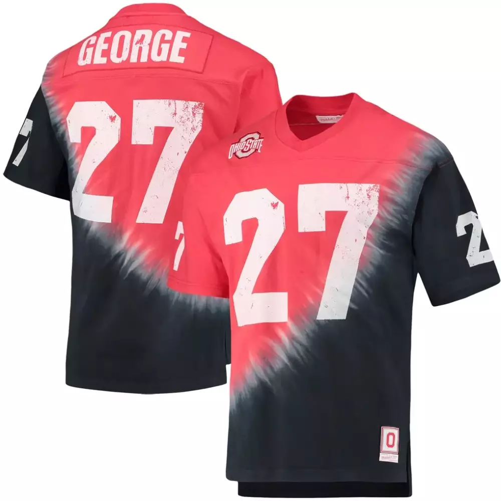 eddie george ohio state buckeyes mitchell ness big tall legacy alumni jersey scarlet