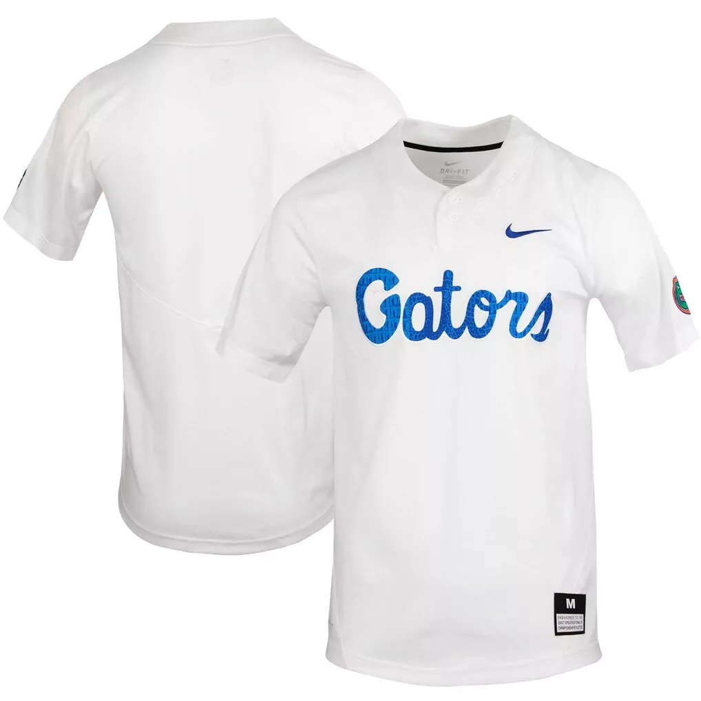 florida gators nike college limited baseball jersey white
