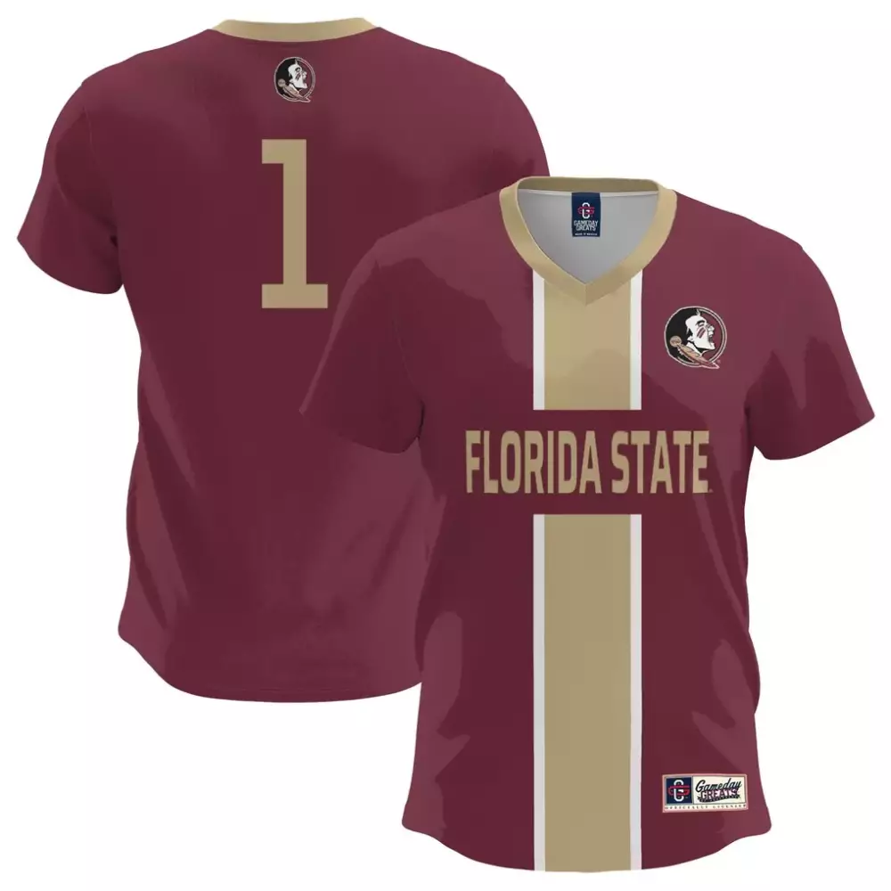 florida state seminoles gameday greats highlight print nil pick a player football jersey garnet