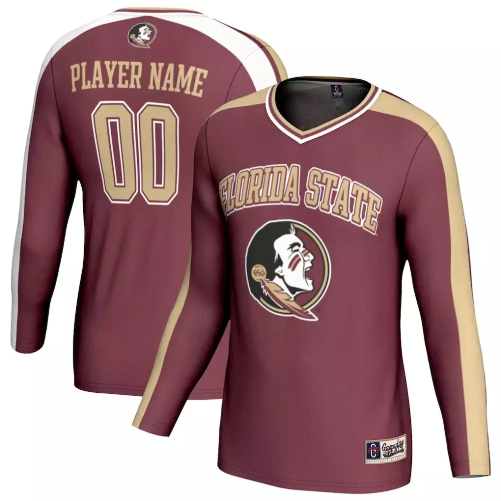 florida state seminoles gameday greats unisex nil pick a player lightweight collegiate volleyball fashion jersey garnet