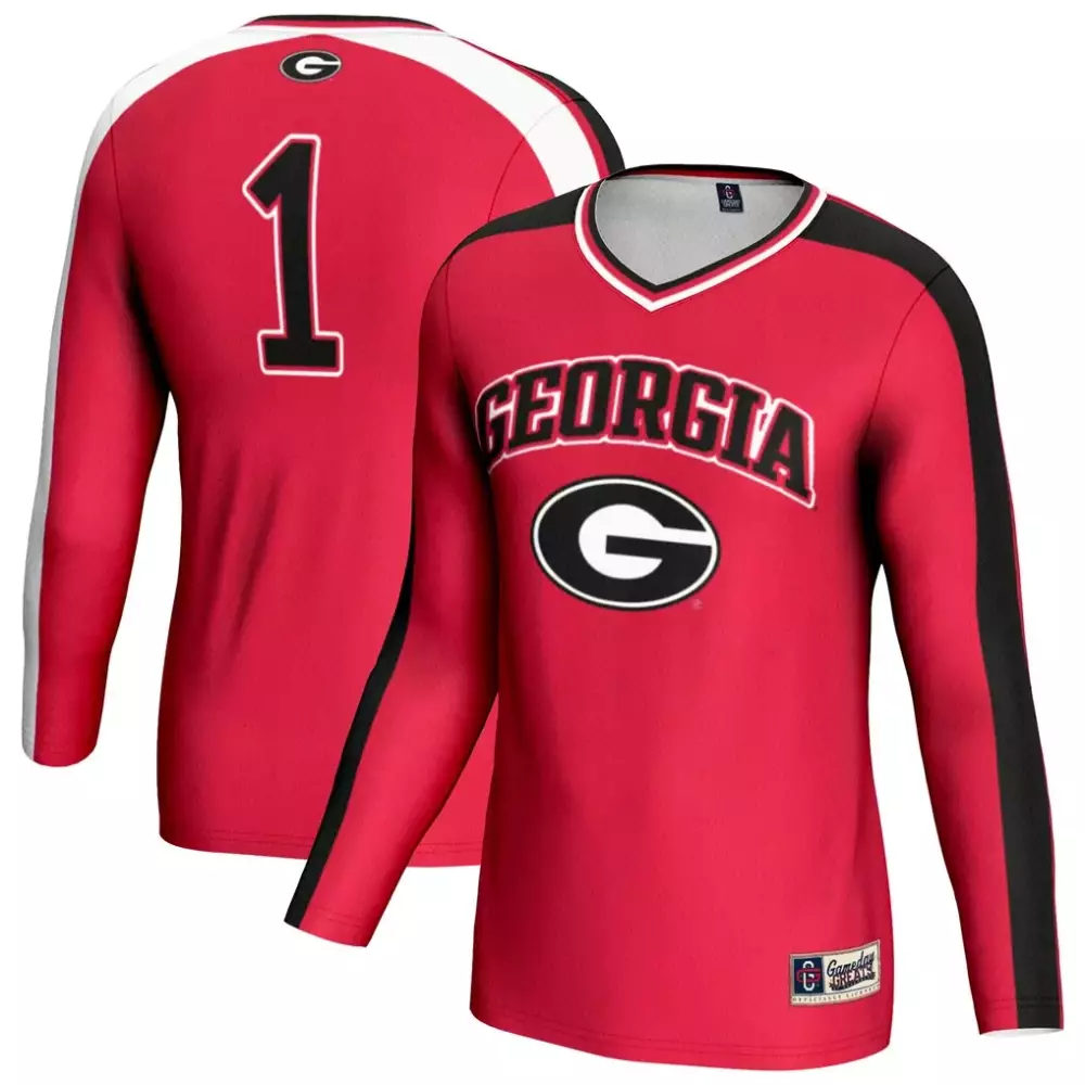 Georgia Bulldogs Gameday Greats Youth 1 Lightweight Volleyball Fashion Jersey | Red | Fan Gear for Kids | For Men, Women & Youth