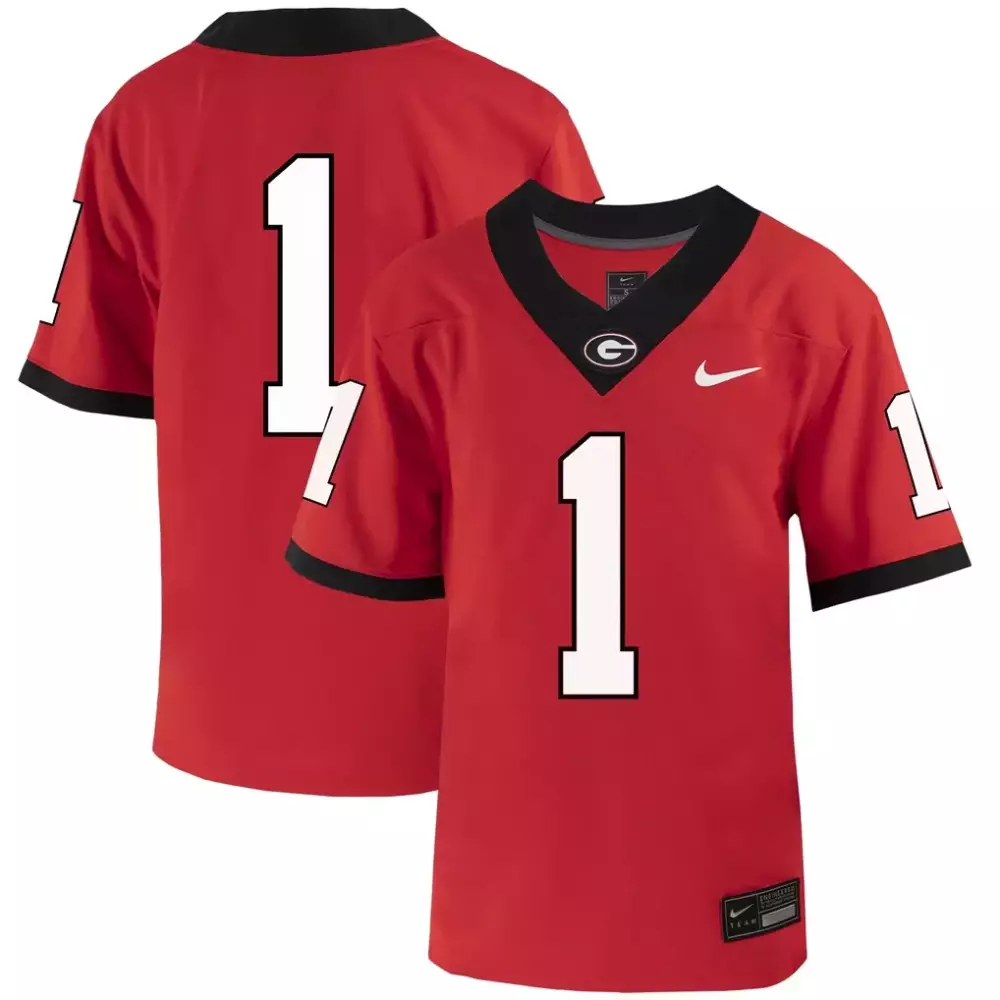 georgia bulldogs nike preschool untouchable replica football jersey red