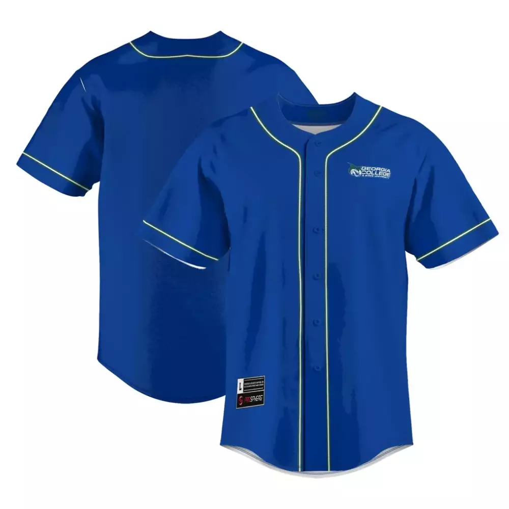 georgia college bobcats gameday greats youth lightweight baseball jersey blue